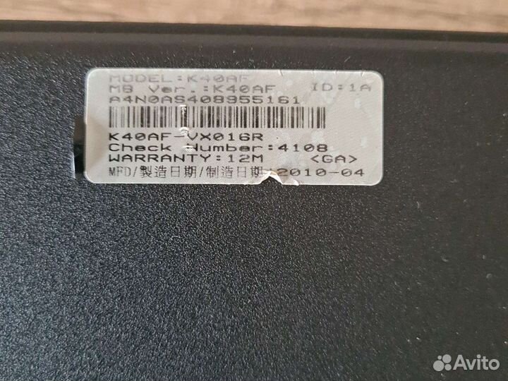 Asus k40af