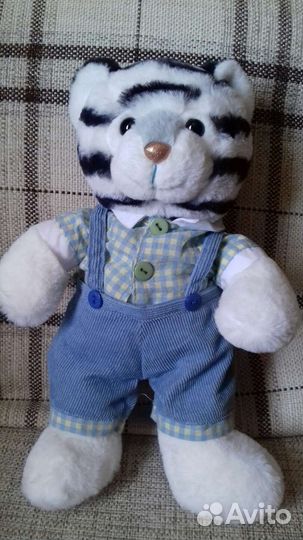 Мягкая игрушка. Тигрик альбинос. Новая