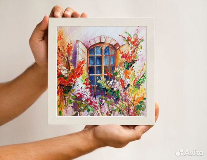 Картина с окном 