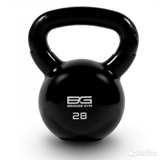 Гиря bronze GYM в виниловой оболочке 28 кг