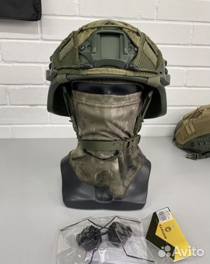 Шлем боевой военный Mich2000 и OpsCore