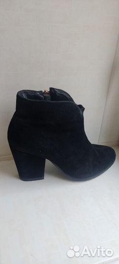 Ботильоны натуральная замша 38
