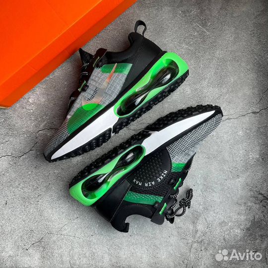 Nike Air Max 2021 Black Chrome Green Strike