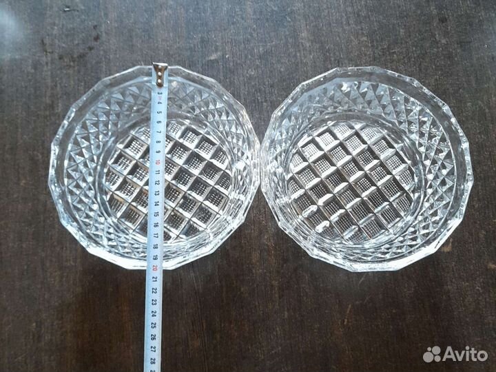 Хрустальные салатники СССР