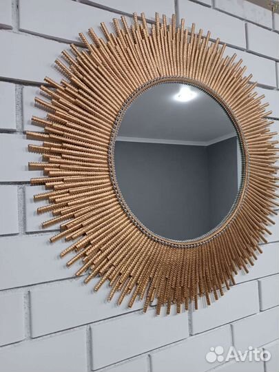 Зеркало солнце. Подарок. Декор