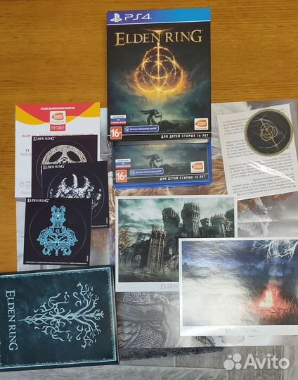 Диск Elden ring ps4/ps5 премьерное издание