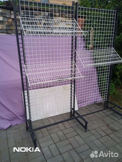 Стеллажи металлические пристенные бу