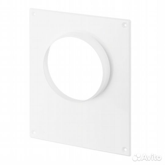 Площадка торцевая с фланцем d120 мм металлическая