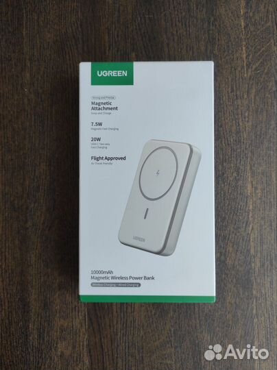 Ugreen магнитный повербанк 10000mAh (новый)