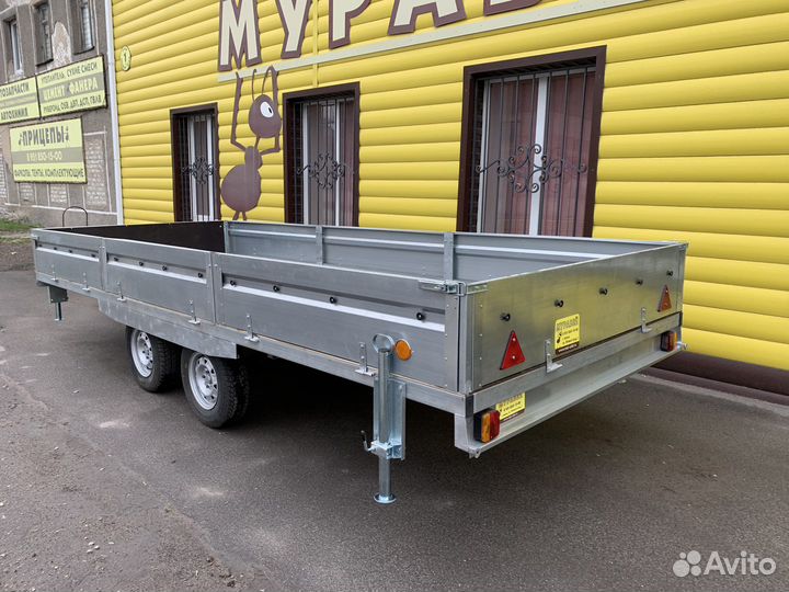 Стойка опорная с хомутом для прицепа