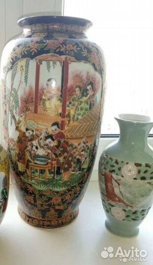 Ваза Винтаж 22см,36см. Кашпо