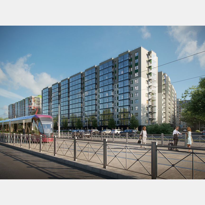 1-к. квартира, 27 м², 10/12 эт.