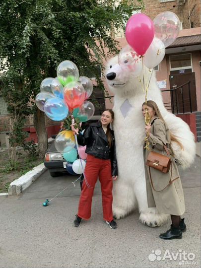 Ростовая кукла Мишка белый мишка бурый