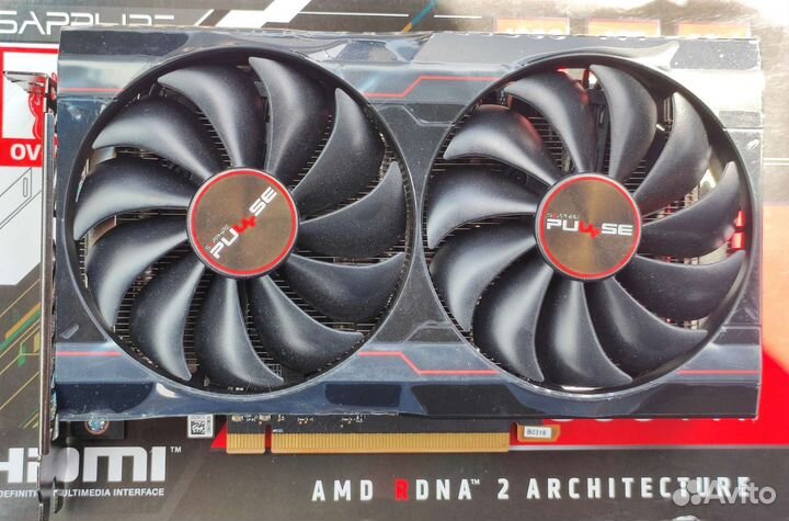 Sapphire Pulse rx6500xt 4 Гб бумажный чек