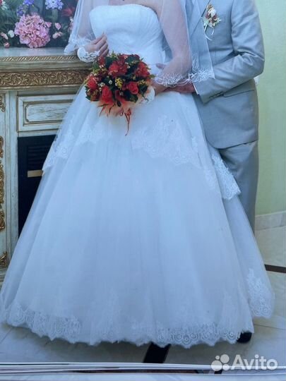 Свадебное платье пышное