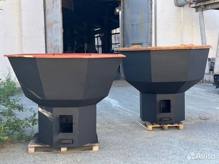 Банный чан из металла