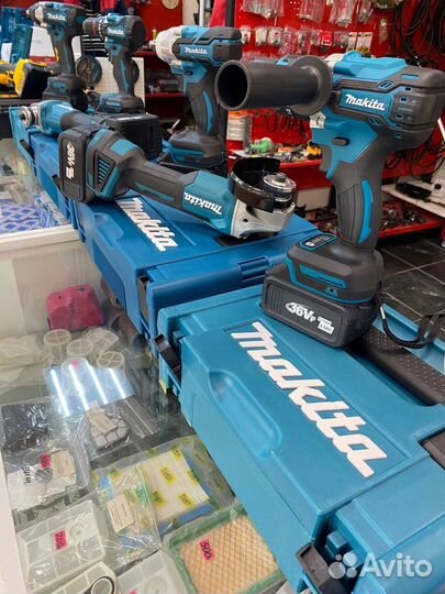 Аккумуляторная болгарка ушм makita 125