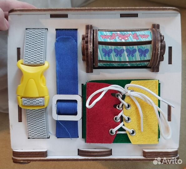 Бизиборд домик со светом, небольшой