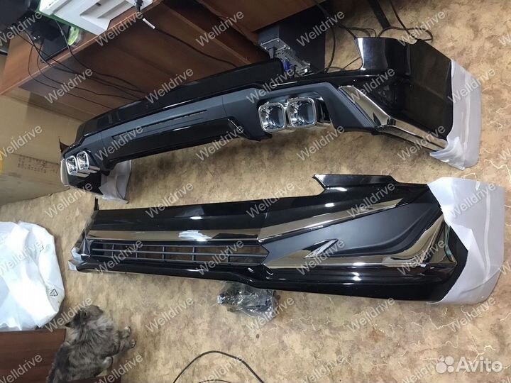 Обвес Modellista Toyota LC Prado 150 18-21 черный