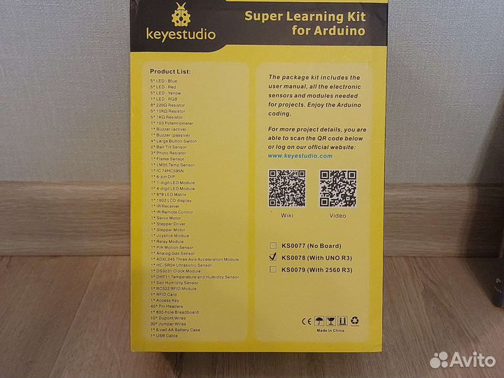 Arduino keyestudio KS0078+книга+набор Микроник