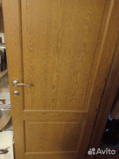 Двери межкомнатные с коробкой темный цвет