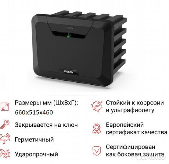Ящик для грузовика 660x515x460мм daken Flink 81305