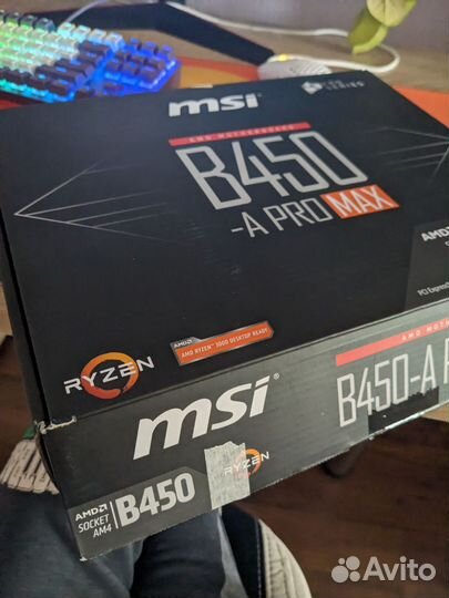 Материнская плата msi b450 a pro max продажа,обмен
