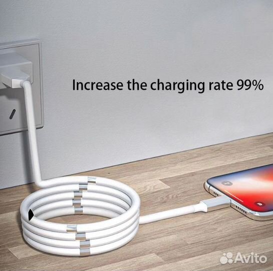 Магнитный кабель для зарядки Айфона