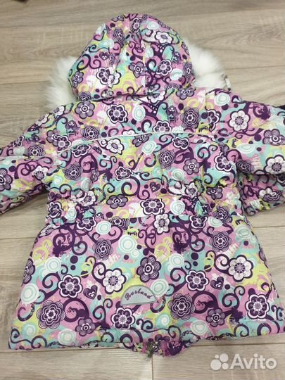 Зимний костюм для девочки 110