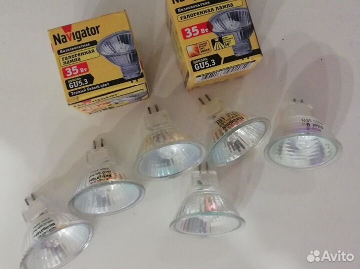 Лампа галогенная GU5. 3,35В, 220В,ф50мм