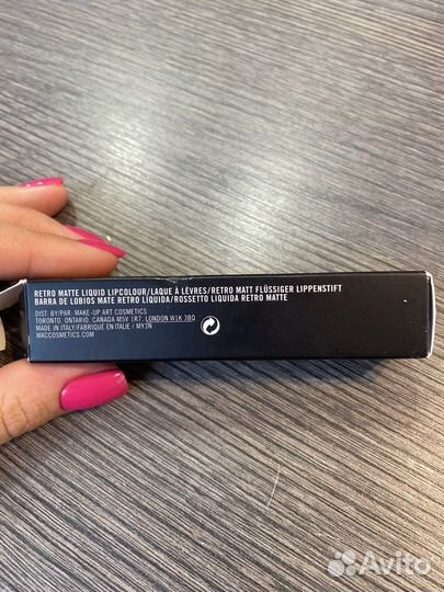 Помада MAC retro matte liquid lipcolour