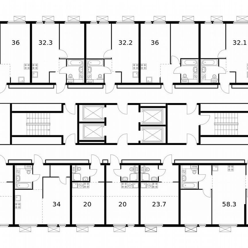 1-к. квартира, 42,4 м², 15/32 эт.