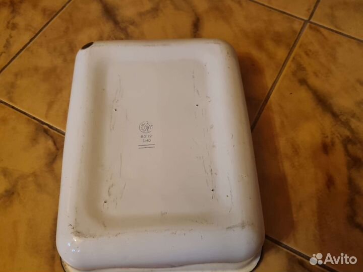 Лоток для холодца эмалированный СССР