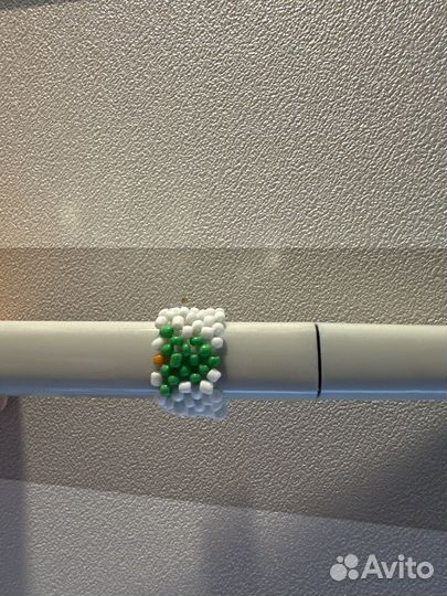 Кольцо из бисера