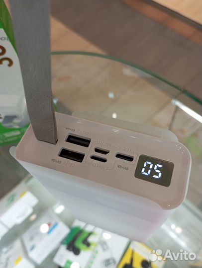 Внешний аккумулятор hoco J73 30000 mAh белый