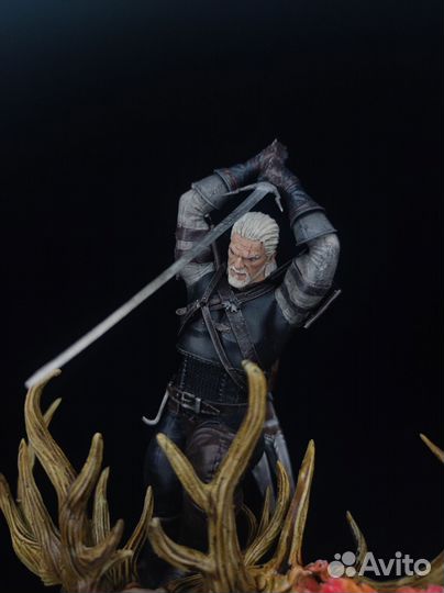 Диорама Геральт и Цири(Ведьмак)