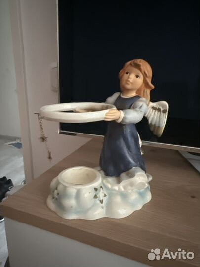 Фарфоровая Статуэтка и аромаподставка под свечку