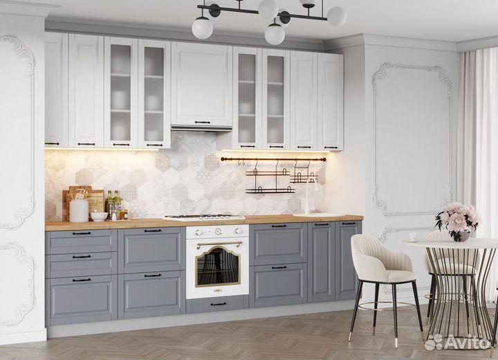 Модульная кухня Гарда Серый