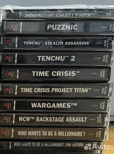 Игры для PS1. Лицензия в ассортименте
