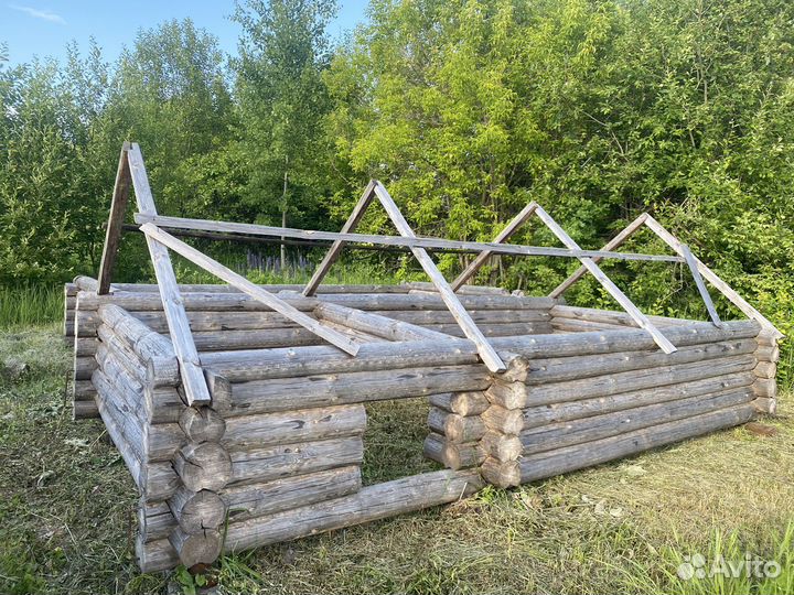 Сруб бани 6х3