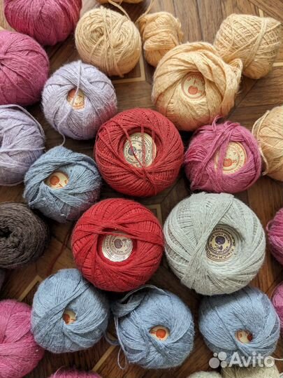 Пряжа нитки для вязания хлопок