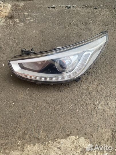 Фара передняя левая Hyundai Solaris