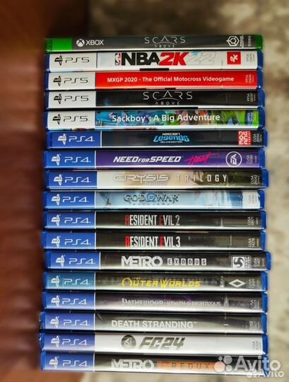 Игры для PS4, PS5 и Xbox на Дисках Новые и бу