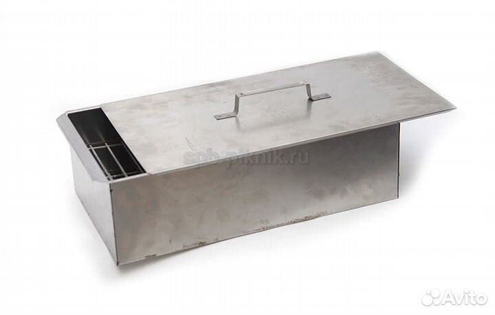 Коптильня из стали Для рыбы 460П с поддоном