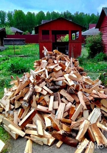 Дрова колотые сухие