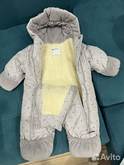 Комбинезон зимний на овчине 68