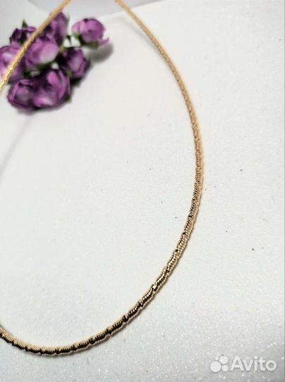 Чокер. браслет на шею, 41 см. Медицинская сталь