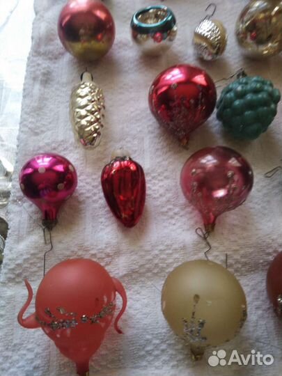 Елочные игрушки СССР одним лотом
