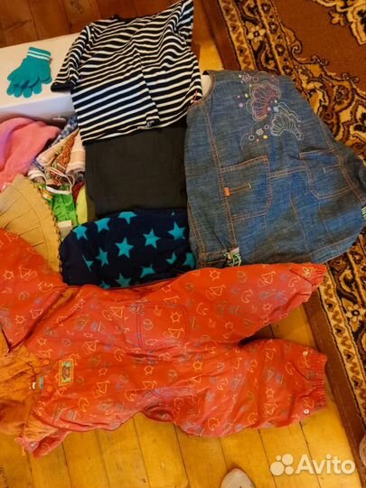 Детские вещи пакетом 120 см
