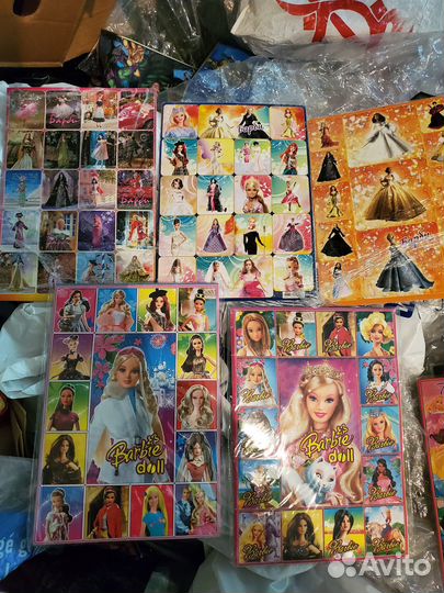 Наклейки Барби